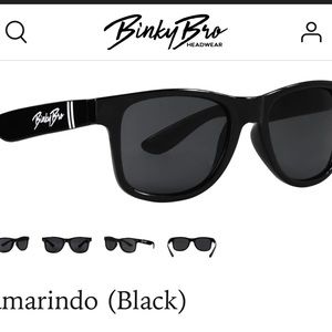 Binki Bro Tamarindo Black kids sunglasses